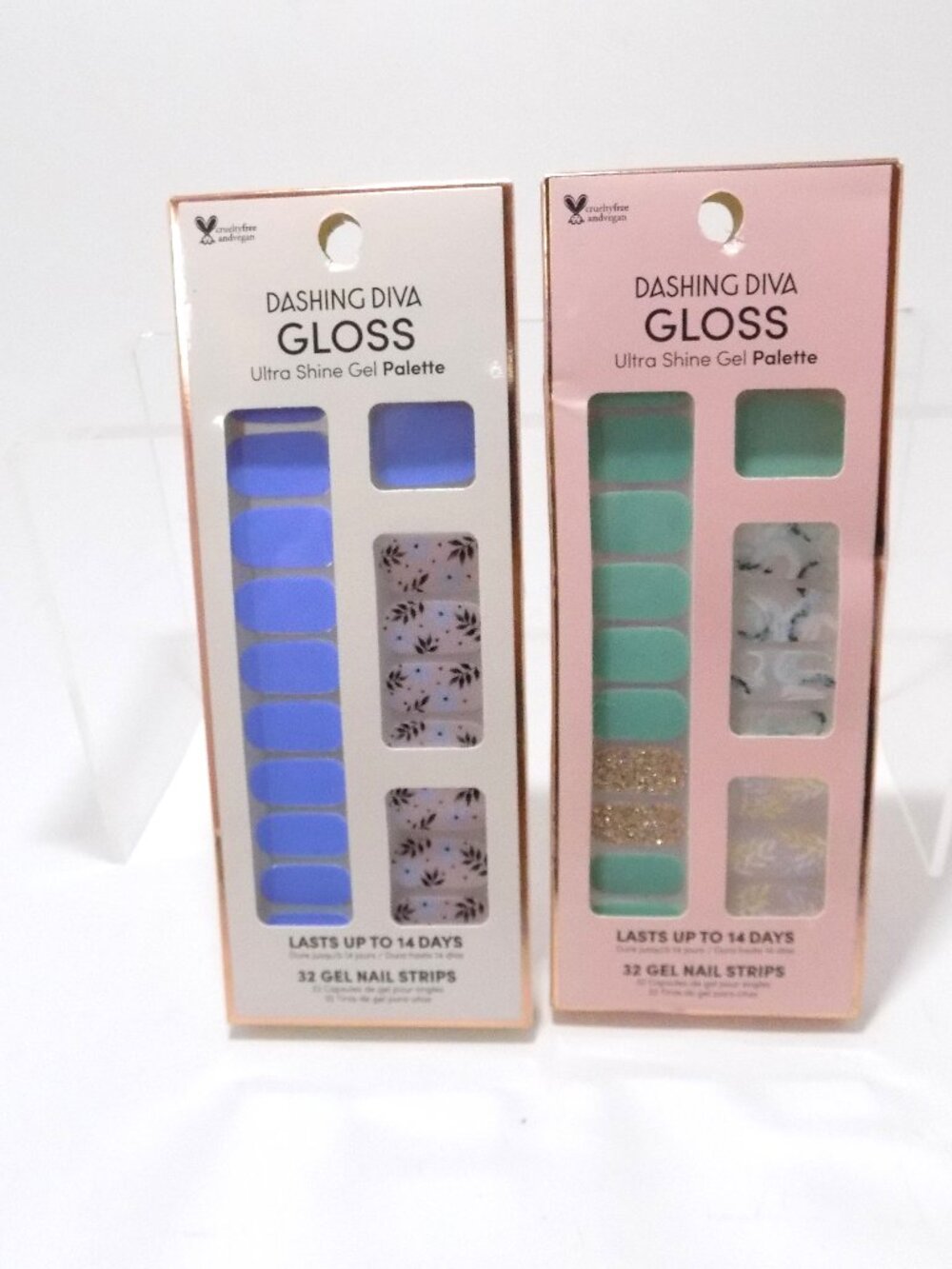 Bundle of Dashing Diva Gloss Gel Palette- 5 Packs of 32 Gel Nail Strips- New - Picture 3 of 8